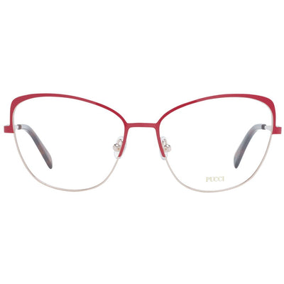 Emilio Pucci Red Metal Glasses (Frames)
