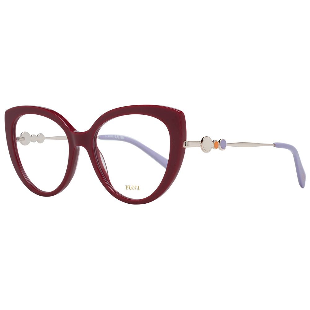 Emilio Pucci Red Plastic Glasses (Frames)