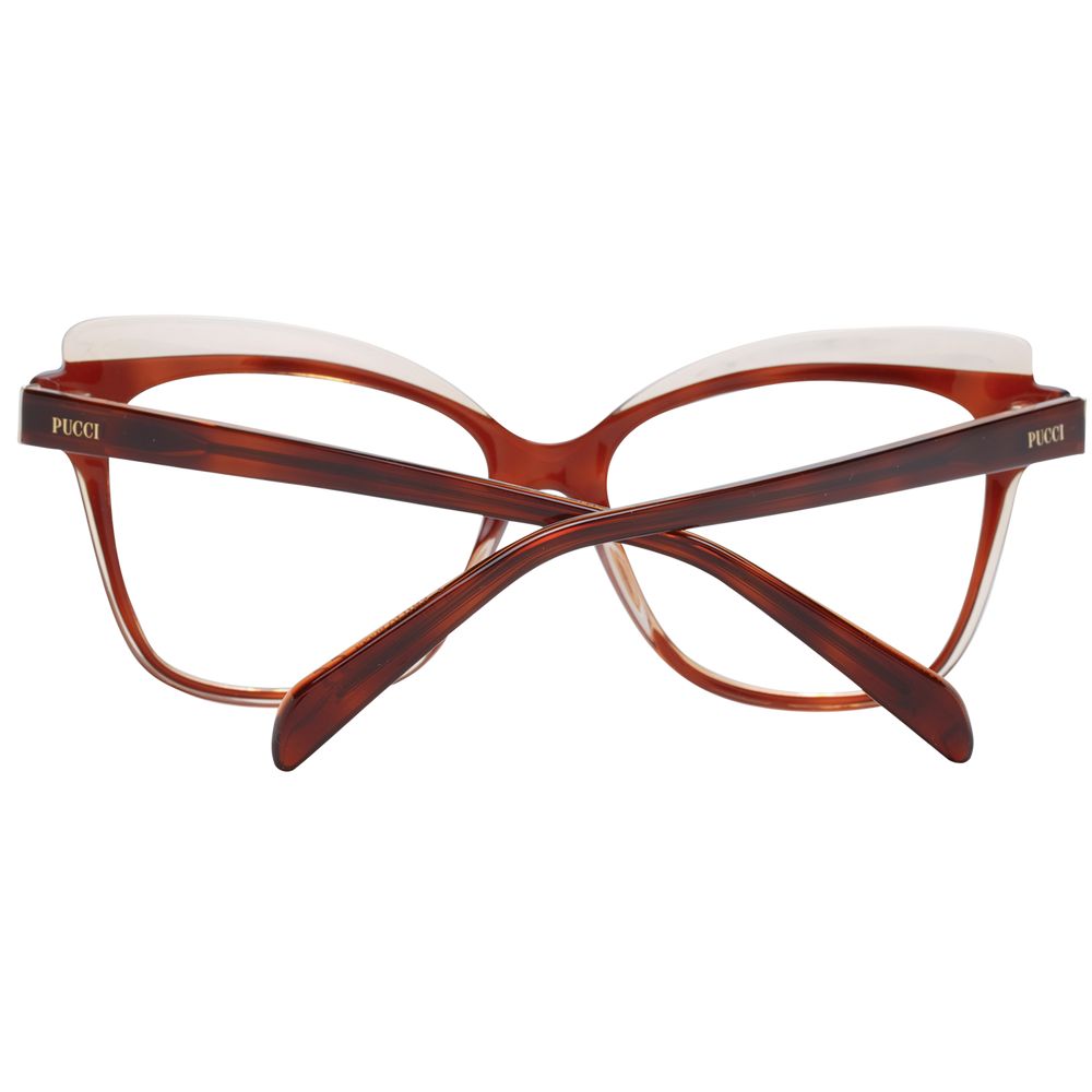 Emilio Pucci Brown Plastic Glasses (Frames)