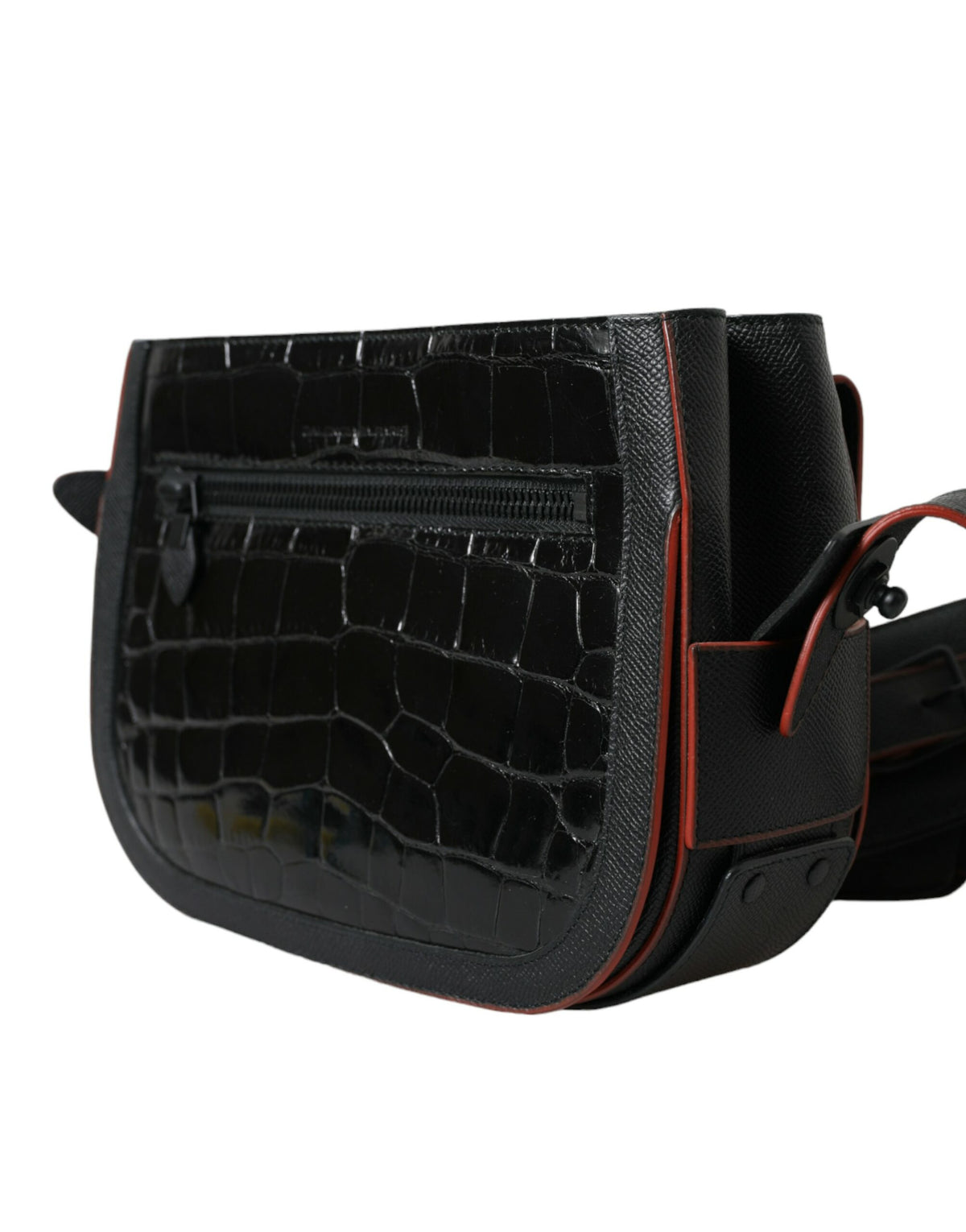 Balenciaga Black Exotic Leather Shoulder Crossbody Camera Bag - BrandFit 88