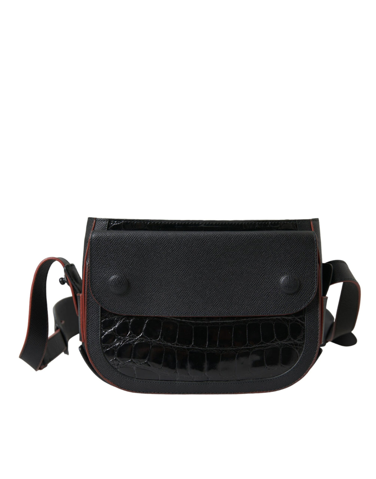Balenciaga Black Exotic Leather Shoulder Crossbody Camera Bag - BrandFit 88