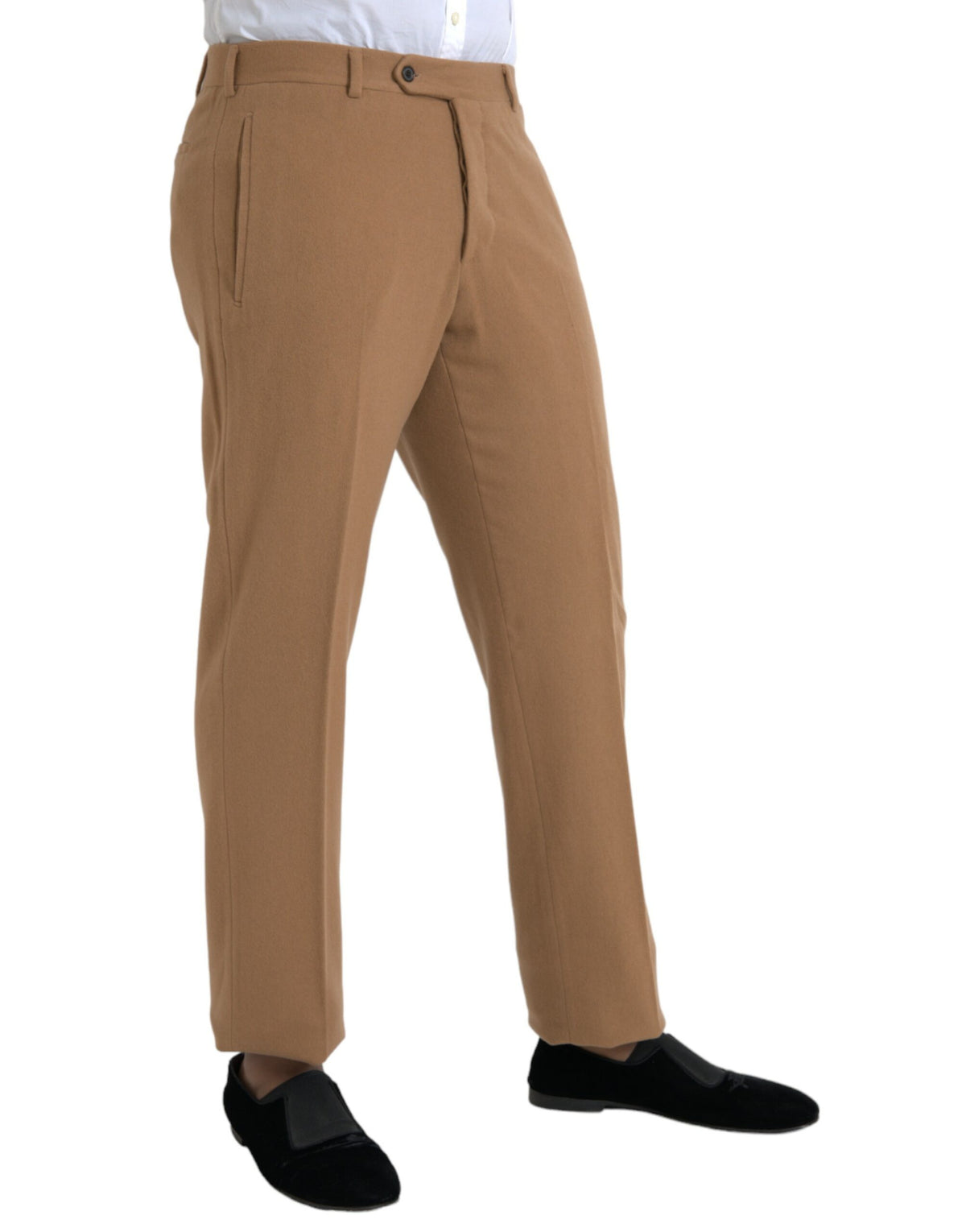 Prada Beige Cashmere Men Straight Fit Dress Pants - BrandFit 88