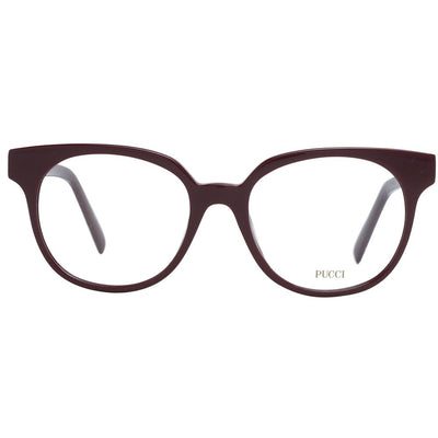 Emilio Pucci Burgundy Plastic Glasses (Frames)