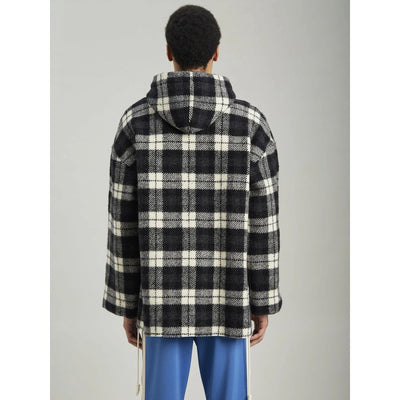 Palm Angels Black Cashmere Men Sweater Jacket