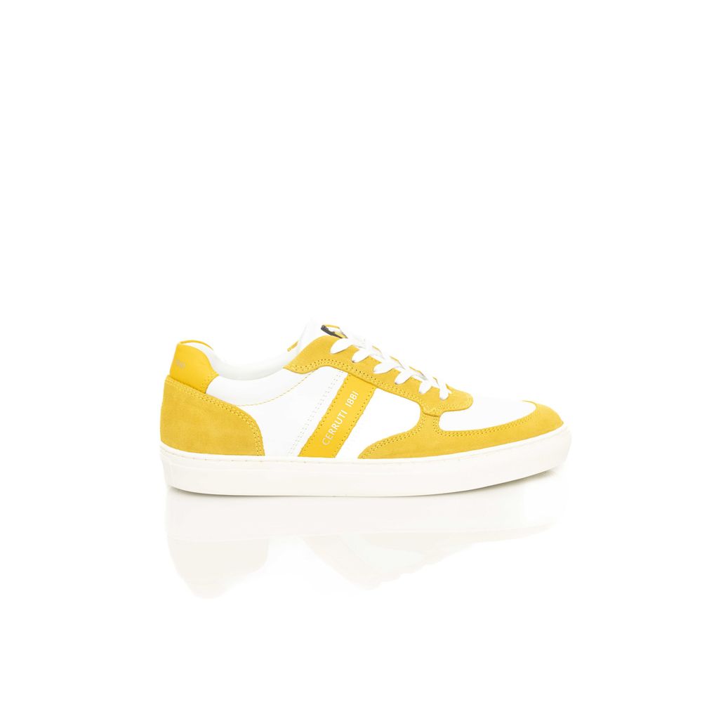 Cerruti 1881 Yellow Cowhide Men Sneaker - BrandFit 88