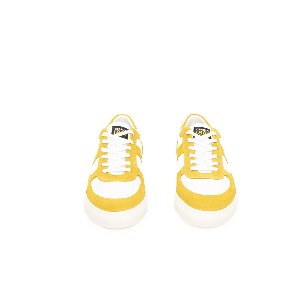Cerruti 1881 Yellow Cowhide Men Sneaker - BrandFit 88