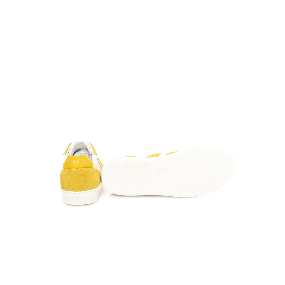 Cerruti 1881 Yellow Cowhide Men Sneaker - BrandFit 88