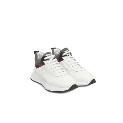 Cerruti 1881 White Cowhide Sneaker