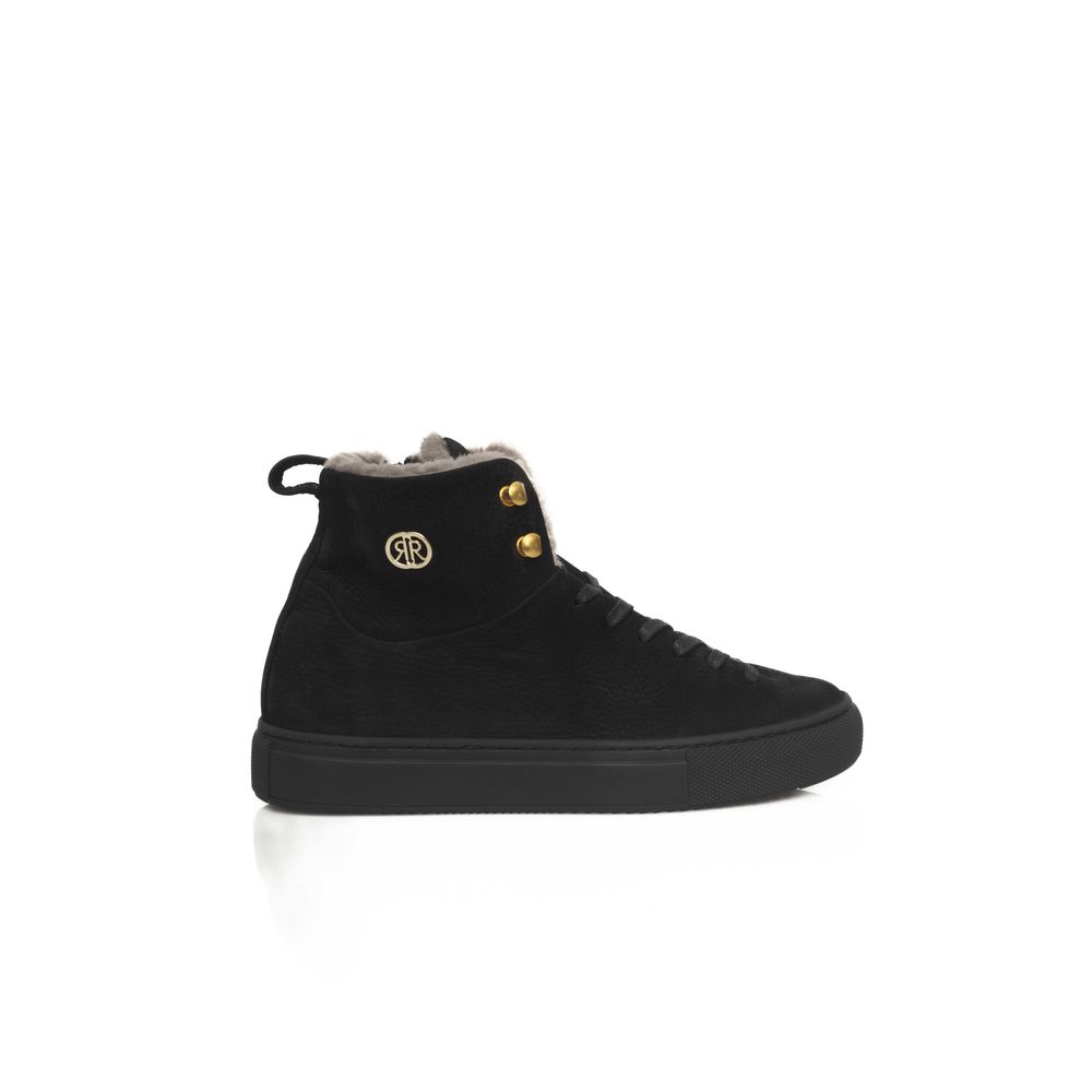 Cerruti 1881 Black Cowhide Women Sneaker