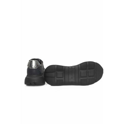 Cerruti 1881 Blue Cowhide Men Sneaker