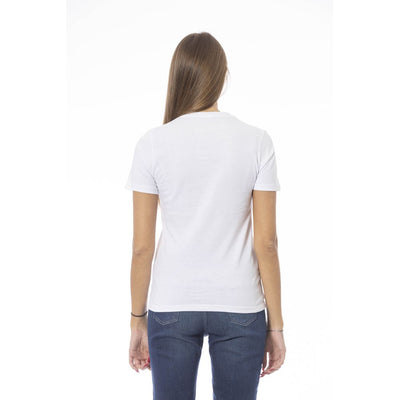 Baldinini Trend White Cotton Women Top