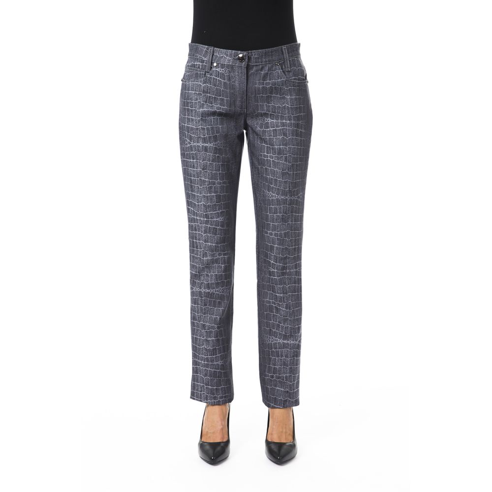 BYBLOS Black Viscose Women Pants - BrandFit 88