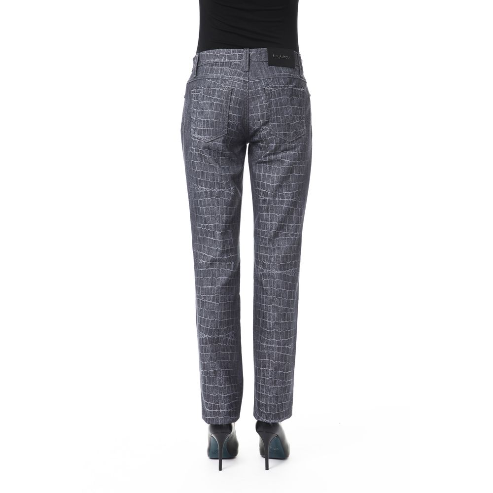 BYBLOS Black Viscose Women Pants - BrandFit 88
