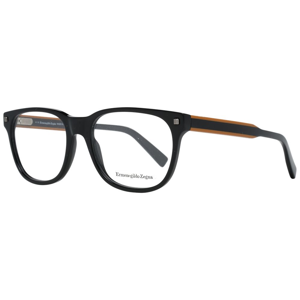 Ermenegildo Zegna Black Plastic Glasses (Frames)