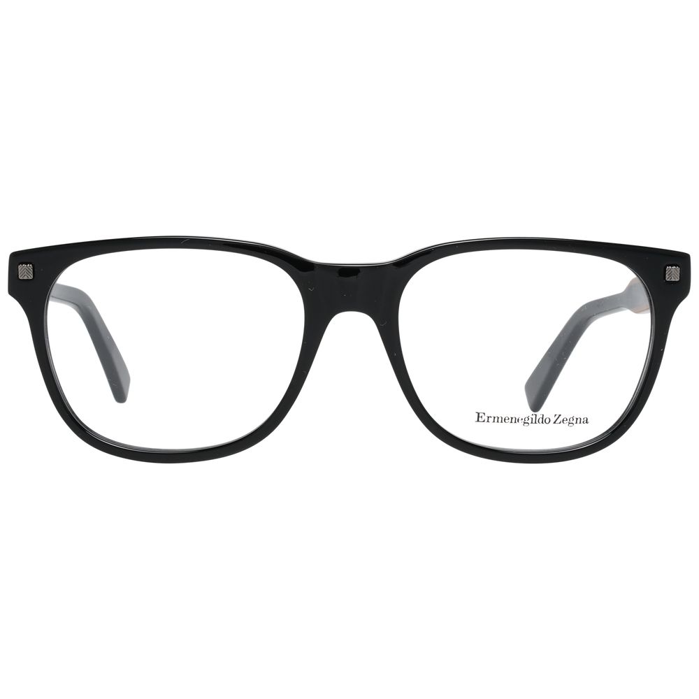 Ermenegildo Zegna Black Plastic Glasses (Frames)