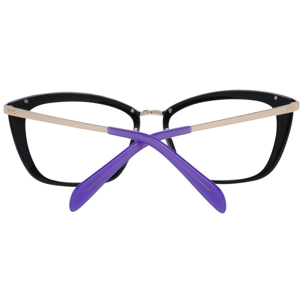 Emilio Pucci Black Metal & Plastic Glasses (Frames)
