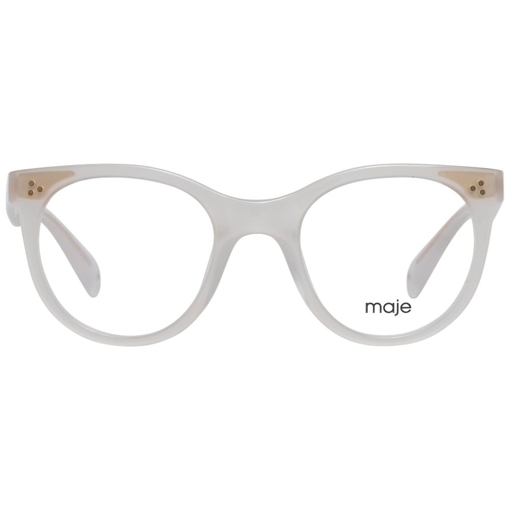 Maje White Plastic Glasses (Frames)