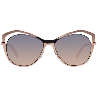 Emilio Pucci Rose Gold Metal Sunglasses
