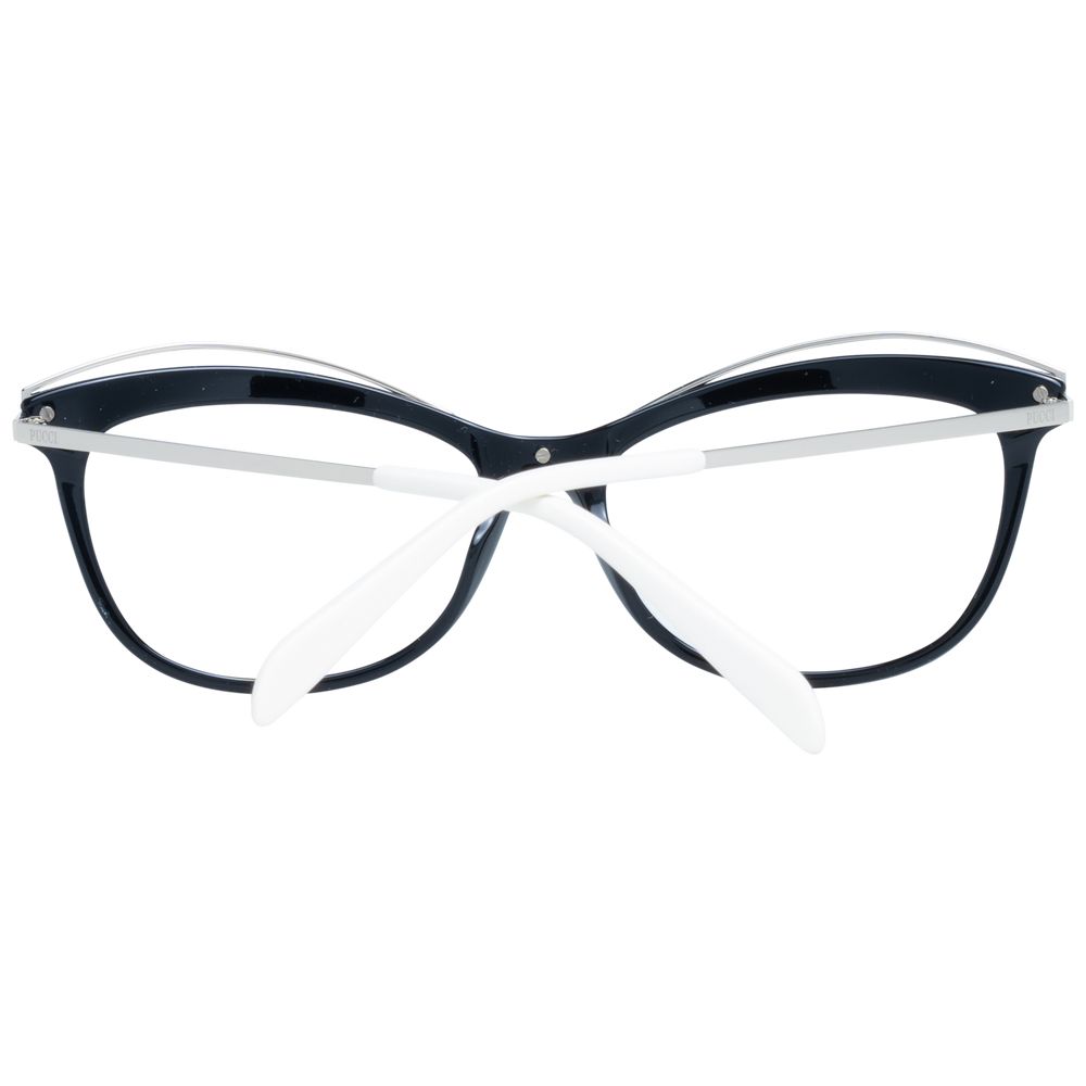 Emilio Pucci Black Metal & Plastic Glasses (Frames)