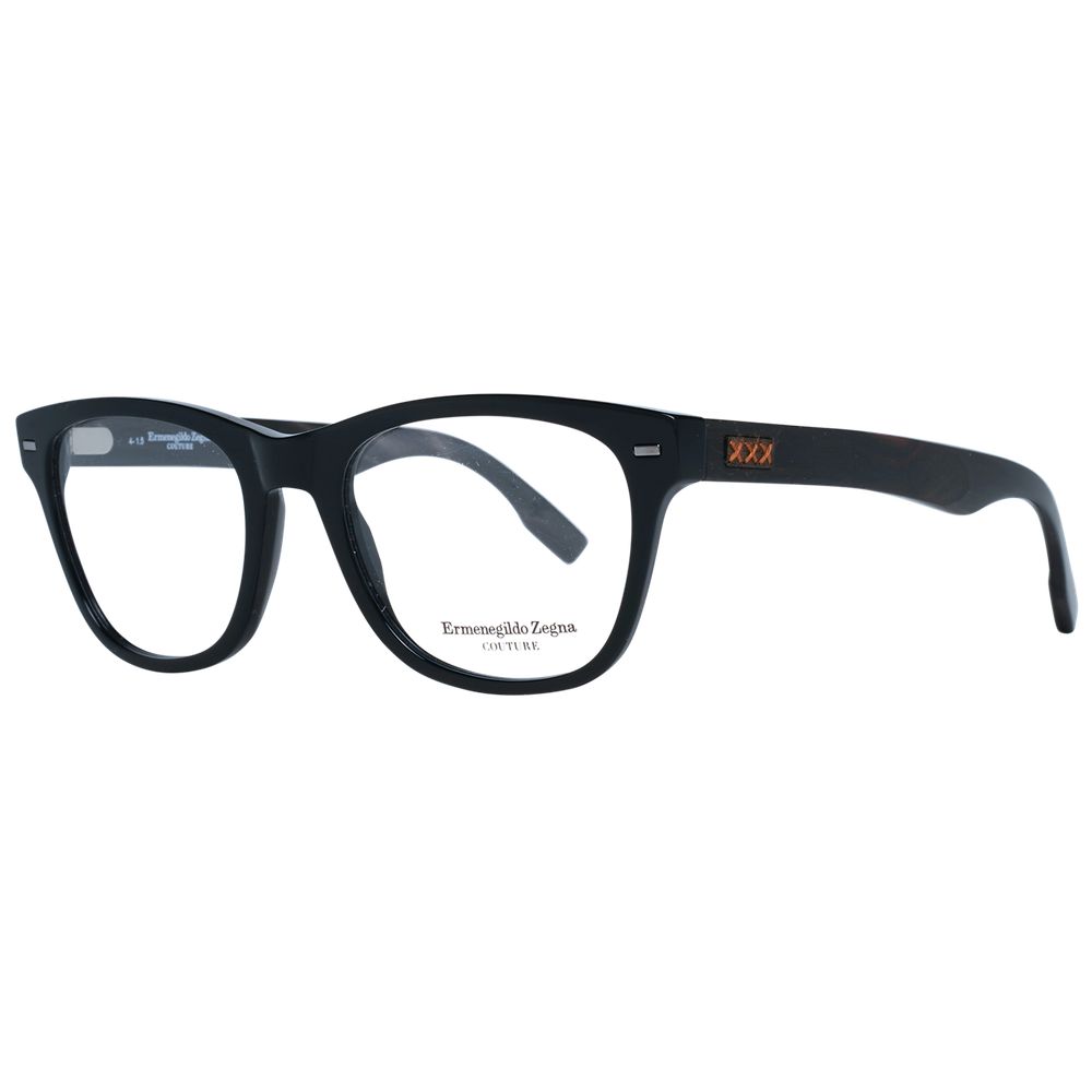 Ermenegildo Zegna Black Plastic Glasses (Frames)
