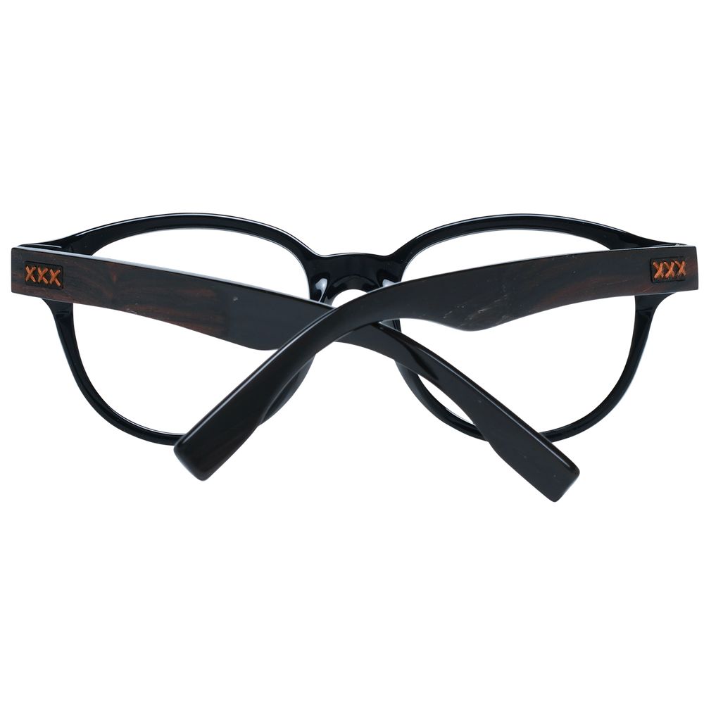 Ermenegildo Zegna Black Plastic Glasses (Frames)