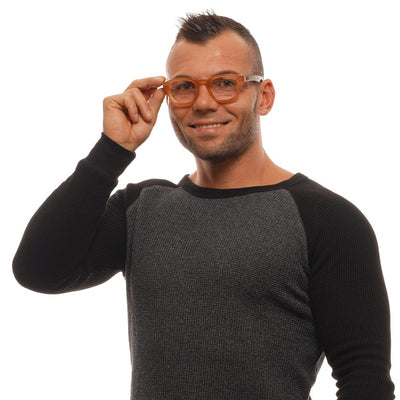 Ermenegildo Zegna Brown Plastic Glasses (Frames)