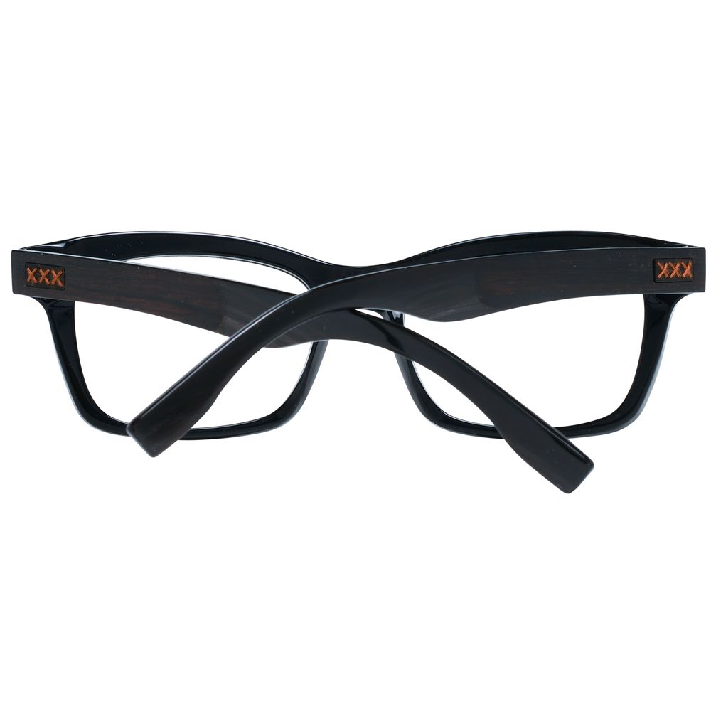 Ermenegildo Zegna Black Plastic Glasses (Frames)