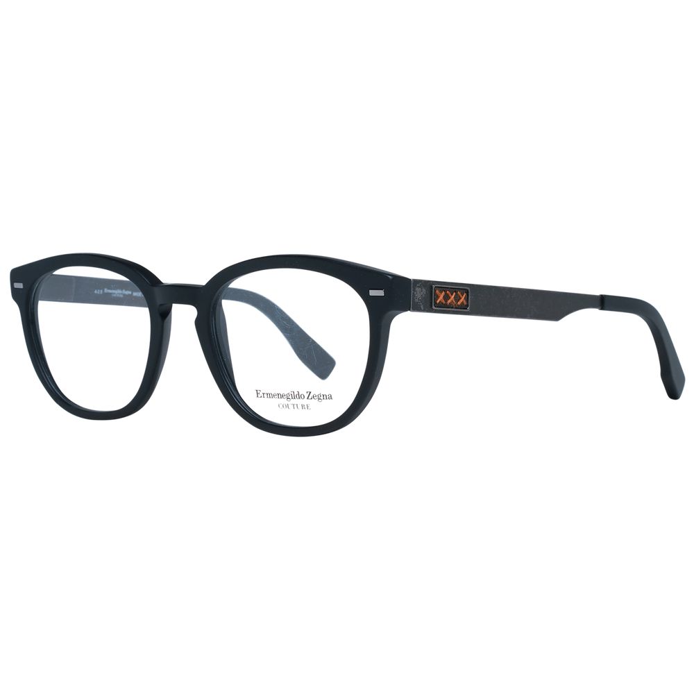 Ermenegildo Zegna Black Plastic Glasses (Frames)