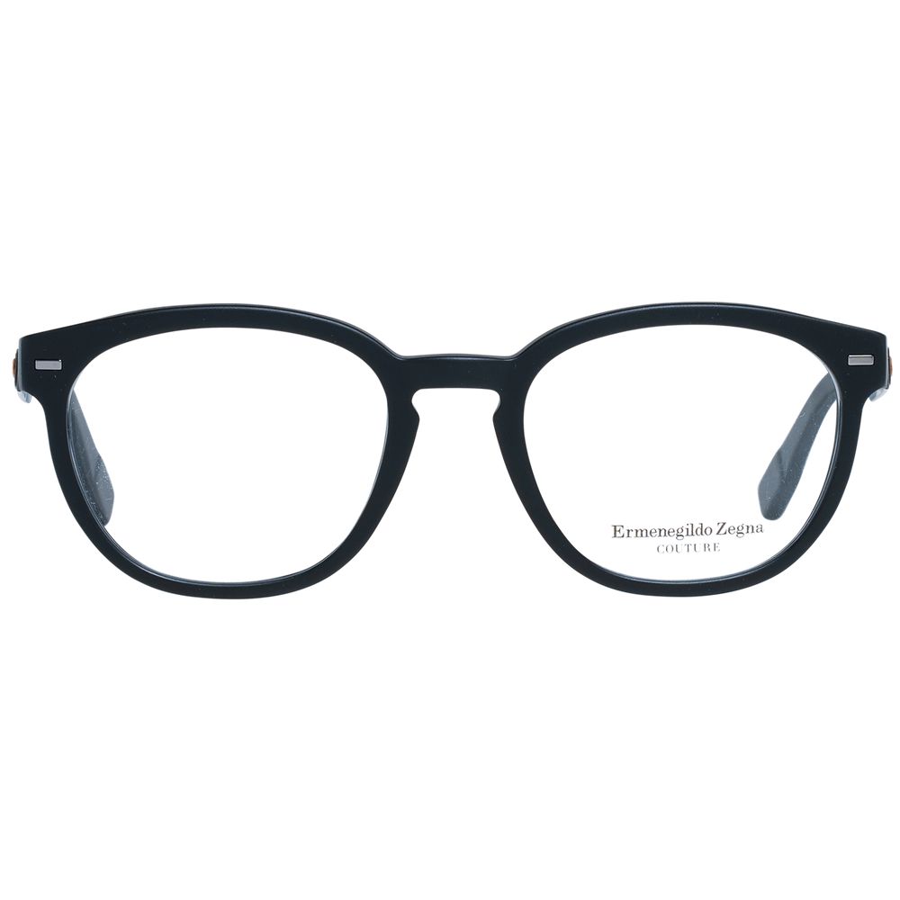 Ermenegildo Zegna Black Plastic Glasses (Frames)