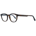 Ermenegildo Zegna Brown Plastic Glasses (Frames)