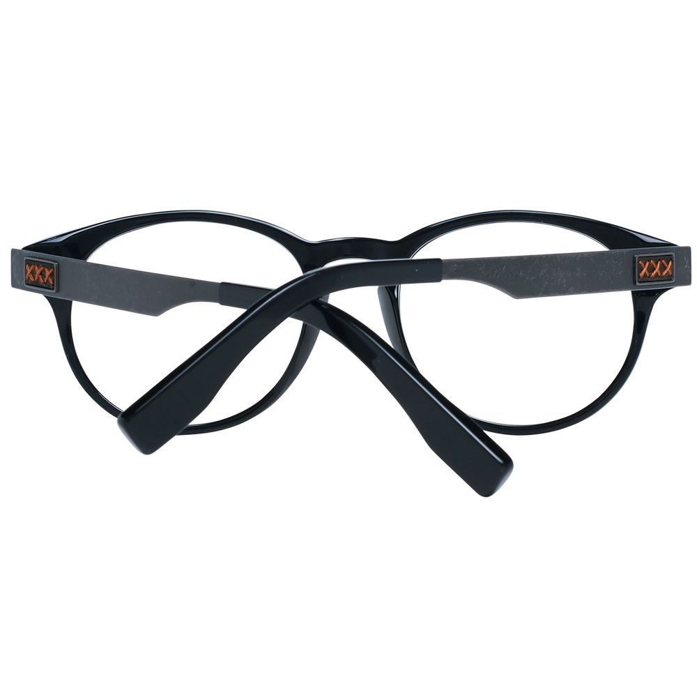 Ermenegildo Zegna Black Plastic Glasses (Frames)