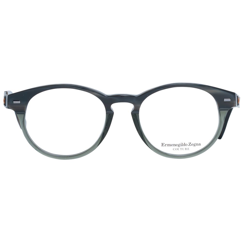 Ermenegildo Zegna Gray Plastic Glasses (Frames)