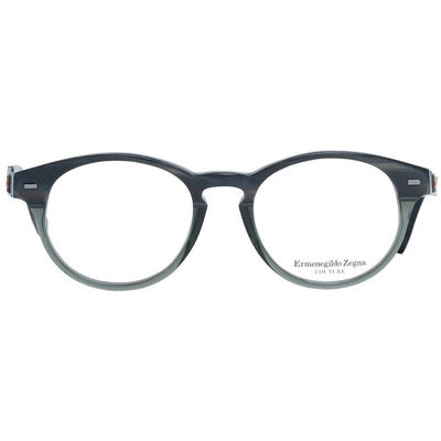 Ermenegildo Zegna Gray Plastic Glasses (Frames)