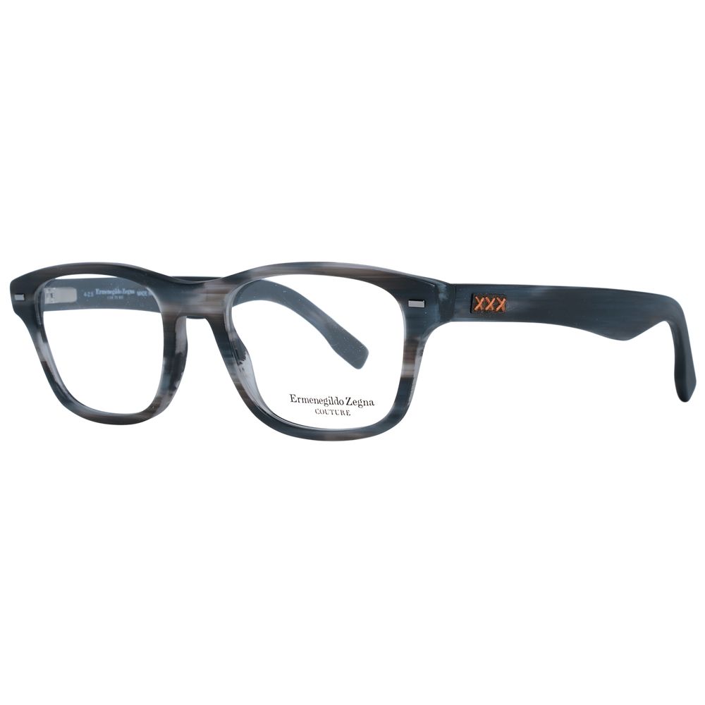 Ermenegildo Zegna Gray Plastic Glasses (Frames)