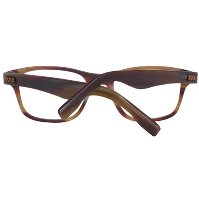 Ermenegildo Zegna Brown Plastic Glasses (Frames)