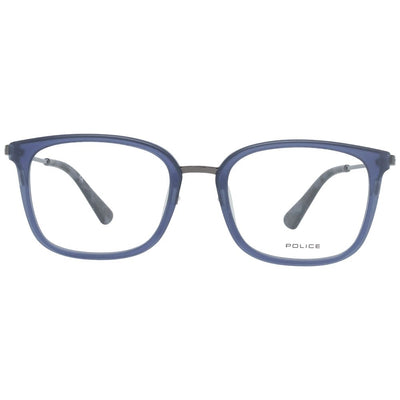 Police Blue Men Glasses Frame