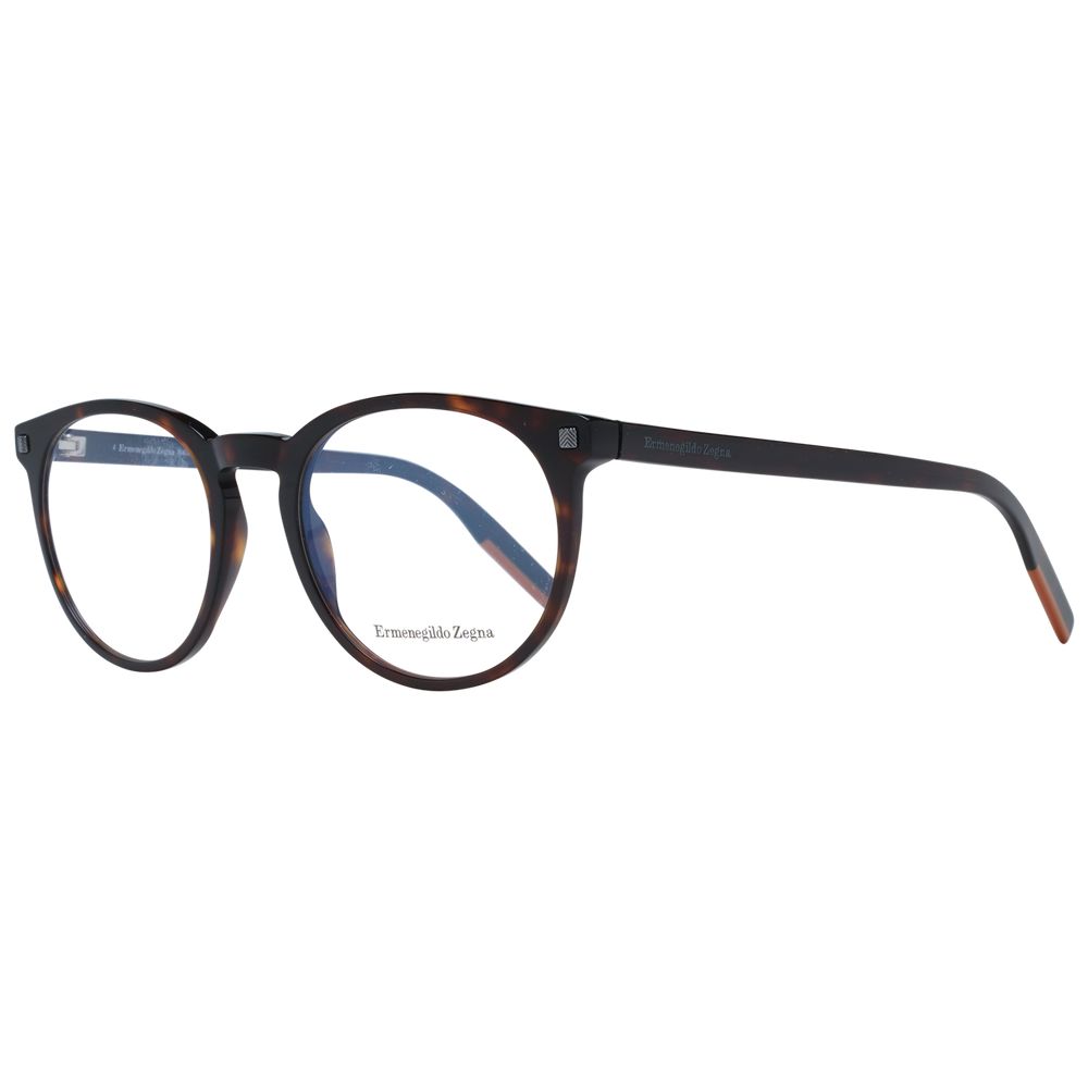 Ermenegildo Zegna Brown Plastic Glasses (Frames)
