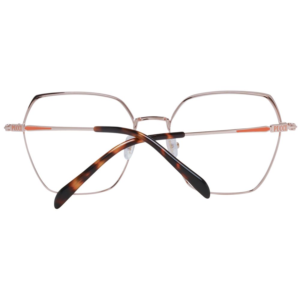 Emilio Pucci Rose Gold Metal Glasses (Frames)
