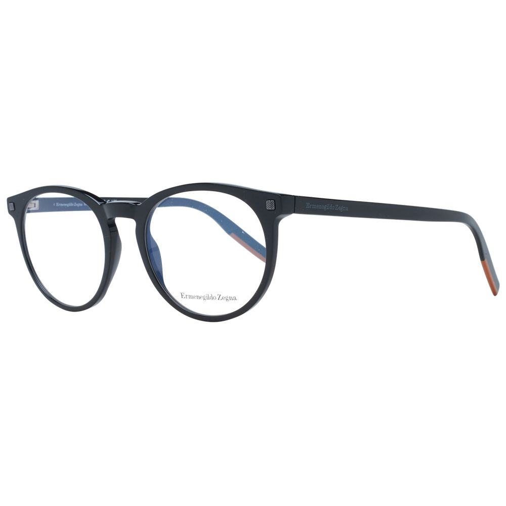 Ermenegildo Zegna Black Plastic Glasses (Frames)