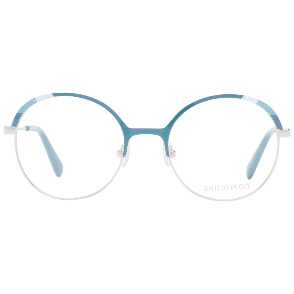 Emilio Pucci Turquoise Metal Glasses (Frames)