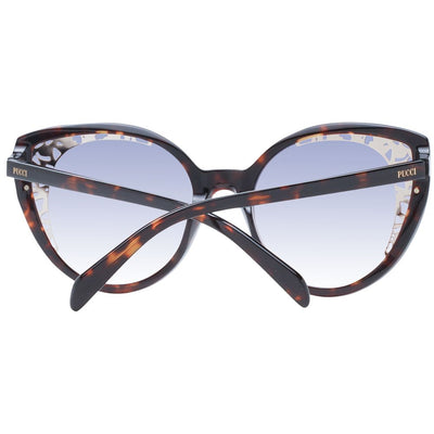Emilio Pucci Brown Plastic Sunglasses