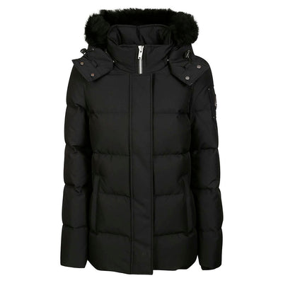 Moose Knuckles Black Polyester Jacket & Coat