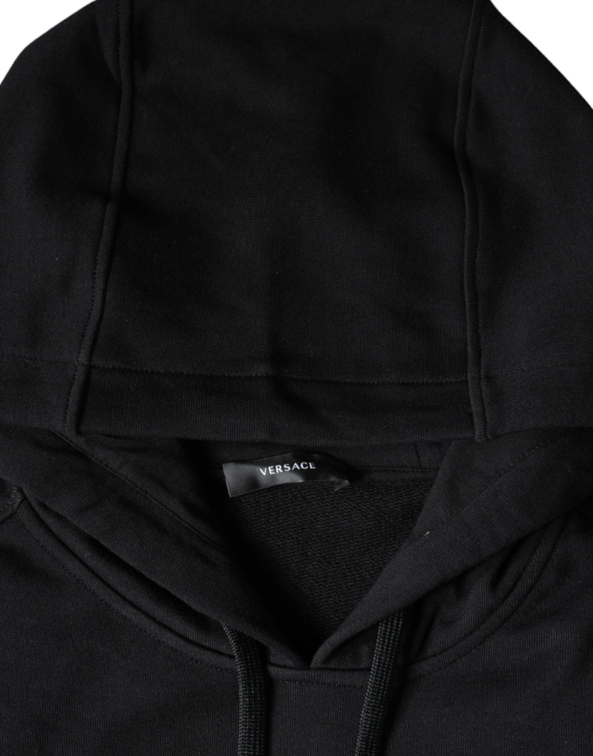 Versace Black Medusa Print Cotton HoodiePullover Sweatshirt Sweater - BrandFit 88