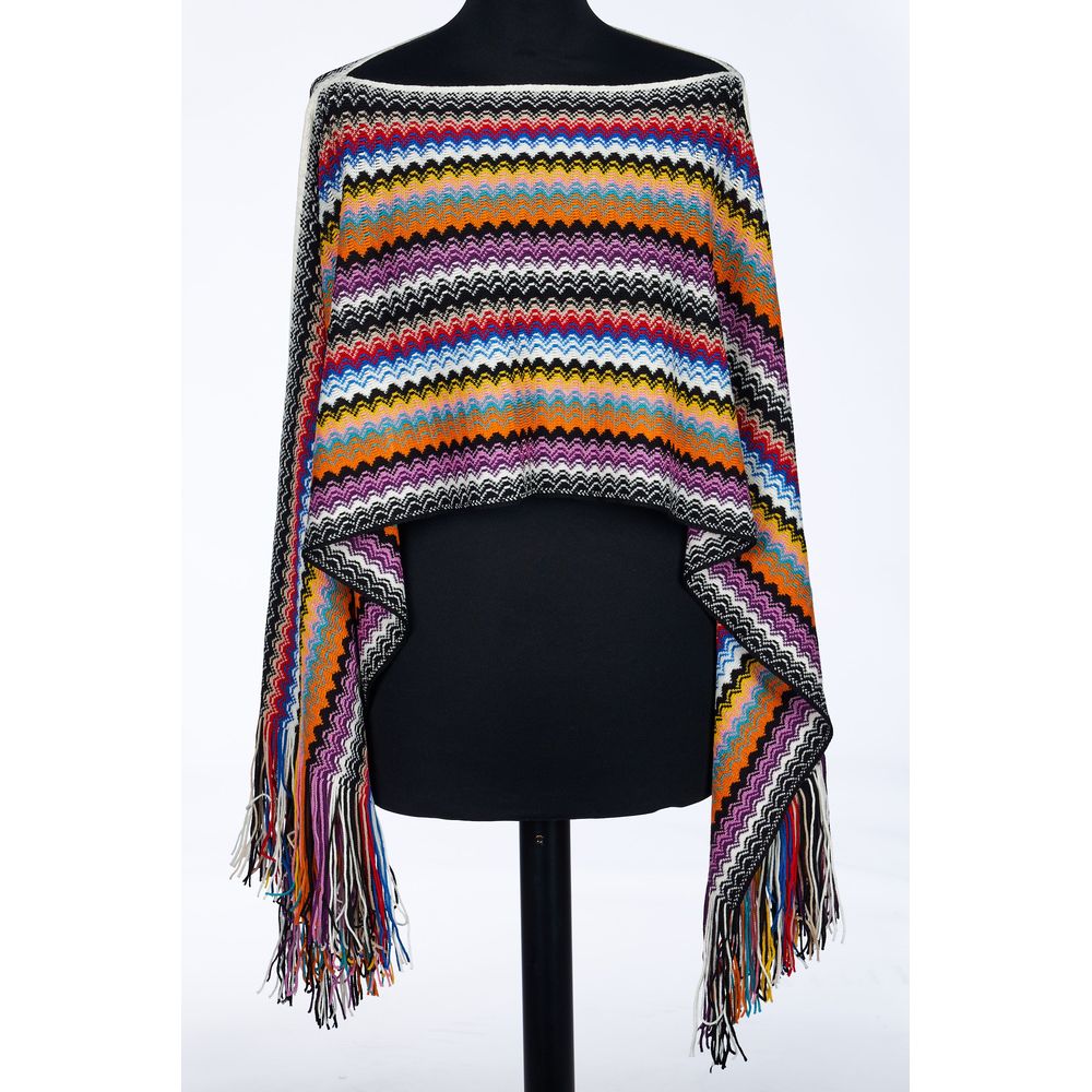 Missoni Multicolor Wool Women Poncho - BrandFit 88