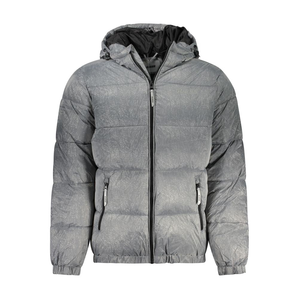Guess Jeans Gray Polyamide Jacket - BrandFit 88
