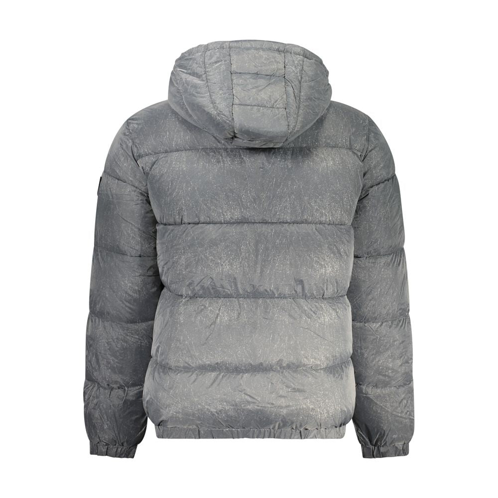 Guess Jeans Gray Polyamide Jacket - BrandFit 88