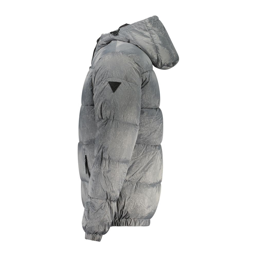 Guess Jeans Gray Polyamide Jacket - BrandFit 88