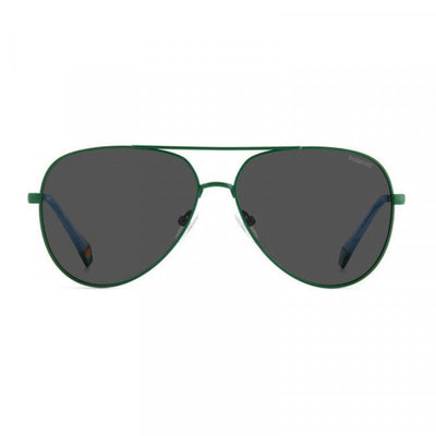 Polaroid Green Metal Sunglasses