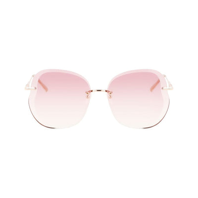 Longchamp Rose Gold Metal Sunglasses