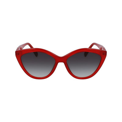 Longchamp Red Acetate Sunglasses